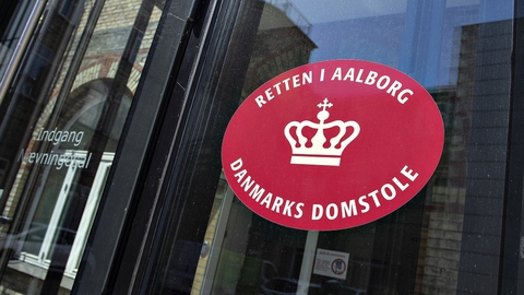 Retten i Aalborg modtog fredag morgen en mistænkelig genstand med posten, oplyser Nordjyllands Politi. (Arkivfoto).