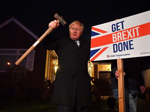 Ifølge Danske Banks cheføkonom Las Olsen bliver brexit ikke den katastrofe, som mange har forudset. Han påpeger dog, at Storbritanniens premierminister Boris Johnson stadig har meget arbejde foran sig, og at det kan gå galt. (Foto: Ben Stansall/AFP/Ritzau Scanpix)