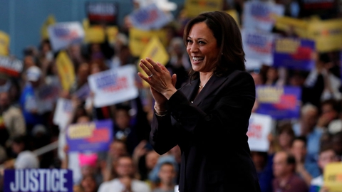 Senator Kamala Harris bliver Joe Bidens vicepræsident, såfremt at han vinder det kommende præsidentvalg. (Arkivfoto)