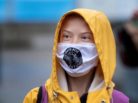 Greta Thunberg mener, at man bør udskyde COP26, der står til at blive afholdt i Glasgow i november (Arkivfoto).