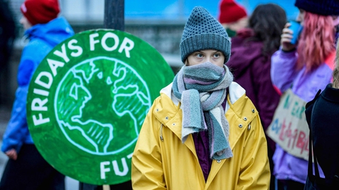 Det var den svenske klimaaktivst Greta Thunberg, der etablerede klimabevægelsen Fridays for Future, efter at hun havde holdt fri fra skole og demonstreret for klimaet om fredagen. (Arkivfoto)