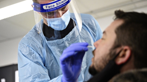 De fire private udbydere af lyntest, som har kontrakt med staten, har oplevet et stort fald i antallet af test efter nytår. (Arkivfoto)