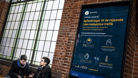 Togene holder mandag morgen stille mellem København H og Høje Taastrup. (Arkivfoto)