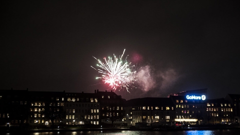 Der affyres krudt nytårsaften - blandt andet i København.