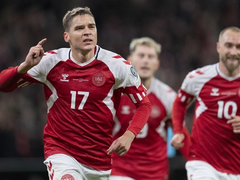 En skade tvinger Hoffenheims Robert Skov til at melde afbud til de kommende landskampe. (Arkivfoto).