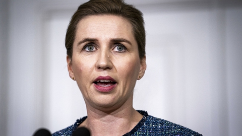 Statsminister Mette Frederiksen til pressemøde i Statsministeriet, torsdag den 16. januar 2020. (Foto: Niels Christian Vilmann/Ritzau Scanpix)