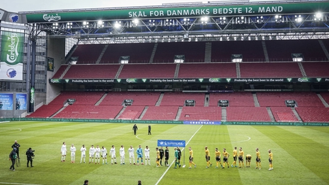 Superligaen har været suspenderet siden starten af marts, men vil blive genstartet 28. maj. (Arkivfoto)