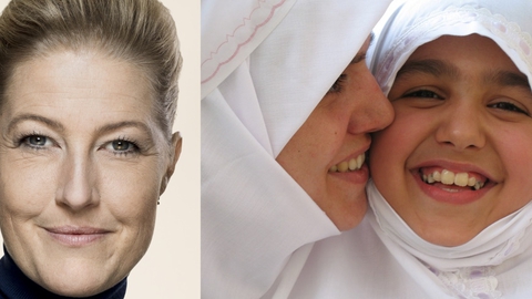 Folketingets pressefoto af De Radikales formand, Sofie Carsten Nielsen 