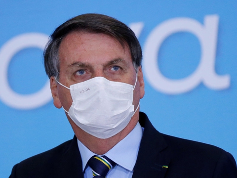 Den brasilianske præsident, Jair Bolsonaro, har været udsat for hård kritik under coronavirusudbruddet.