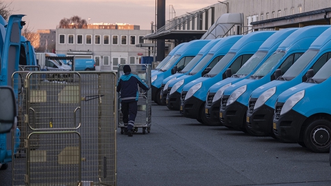 Pressefoto fra PostNord taget af Henrik Petit