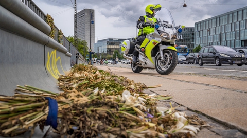 Vanvidskørsel kom meget i fokus sidste år. Her mistede en 35-årig politibetjent, der ikke var på arbejde, livet på Langebro i København efter hensynsløs kørsel fra en anden bilist. (Arkivfoto).