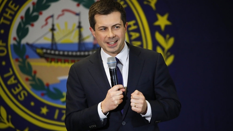Det er fortsat uafklaret, hvem de demokratiske vælgere i Iowa mener skal være Demokraternes præsidentkandidat ved præsidentvalget til november. Den 38-årige tidligere borgmester Pete Buttigieg har taget føringen efter mandagens vælgermøder i delstaten. Men med 97 procent talt op haler Bernie Sanders ind på ham. (Arkivfoto).