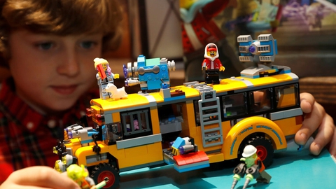 Lego vil inden 2030 udskifte det materiale, som virksomheden producerer sine kendte klodser af. (Arkivfoto)