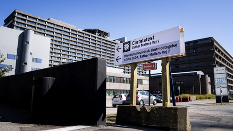 Der er flere nyindlagte med corona i Region Hovedstaden end i andre regioner i landet. Men tallene tager ikke højde for, at patienter fra andre regioner overføres til Rigshospitalet i København, påpeger hospitalsdirektør. (Arkivfoto).