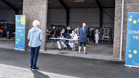 Hen over det seneste døgn er der blevet registreret det laveste antal nye smittetilfælde i løbet af et døgn siden starten af september. (Arkivfoto)