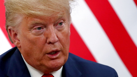 Den amerikanske præsident Donald Trump får massiv opbakning ved første primærvalg i delstaten Iowa. (Foto: Denis Balibouse/Reuters/Ritzau Scanpix)