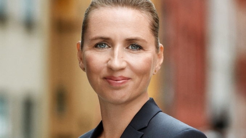 Pressefoto af Mette Frederiksen