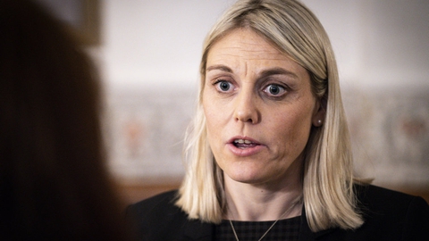 Forsvarsminister Trine Bramsen (S) har sendt et rejsehold til Hjørring for at undersøge hullerne i kontrollen med indløb i Forsvarsministeriets Ejendomsstyrelse. (arkivfoto).