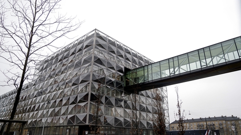 Københavns Universitets nye flagskib, Niels Bohr-Bygningen, på Jagtvej i København mandag den 27. januer 2020. Niels Bohr-Bygningen skulle være åbnet i 2016 og koster 1, 6 milliarder kroner. (Foto: Liselotte Sabroe/Ritzau Scanpix)