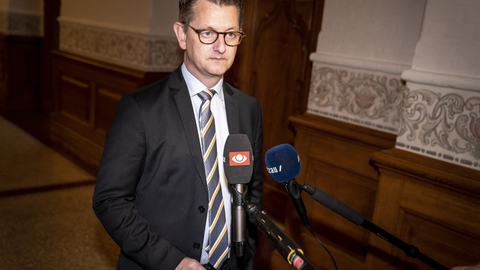 Torsten Schack Pedersen (V) siger til TV2 Nord, at en aftale for kompensation for aflivede mink kan være i hus allerede mandag. (Arkivfoto)
