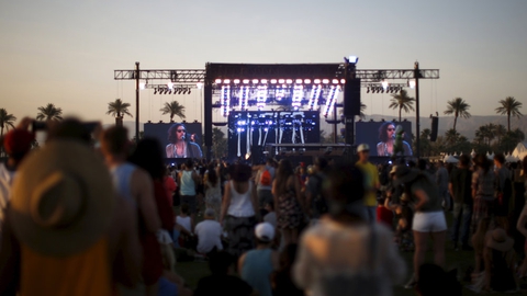 Empire Polo Club, hvor Coachella afvikles, ligger i Coachella Valley i Colorado-ørkenen i Californien og tiltrækker årligt omkring 100.000 gæster om dagen. (Arkivfoto.)