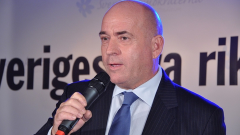 Søren Espersen taler ved Sverigdemokraternes valgfest i 2010. (Foto: Janwikifoto/Wikimedia Commons)