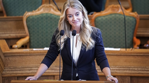 Nye Borgerliges formand Pernille Vermund kan glæde sig over en stor fremgang i de seneste målinger. (Foto: Niels Christian Vilmann/Ritzau Scanpix)