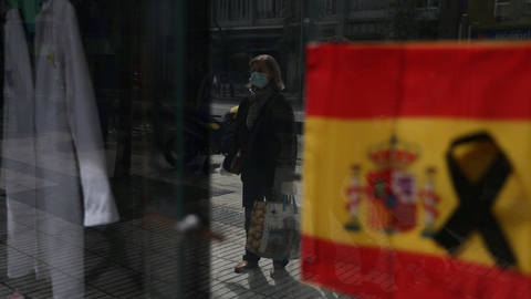 Den spanske regering valgte lørdag at forlænge landsdækkende nedlukning frem til 9. maj på grund af coronakrisen. (Arkivfoto).