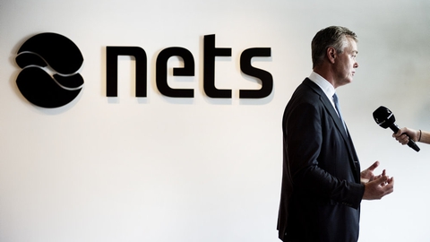 Nets skal have fjernet en række dobbelt-funktioner som følge af en række opkøb, og derfor bliver der 500 færre stillinger. Her ses topchef Bo Nilsson fra da Nets skulle på børsen. (Arkivfoto)