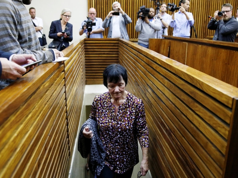 Britta Nielsen blev anholdt 5. november 2018 i Johnnesburg, Sydafrika, hvor hun efterfølgende blev stillet for en dommer. (Arkivfoto)