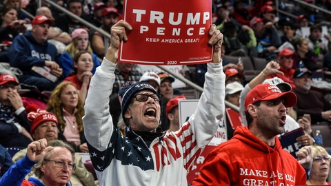 Trumps vælgermøder er blevet et varetegn for ham, og i modsætning til de fleste andre præsidenter har han holdt store forsamlinger lige fra begyndelsen af sin præsidentperiode, bortset fra under coronakrisen. (Arkivfoto).