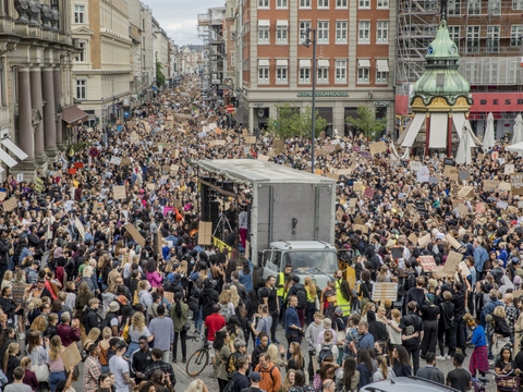 7. juni blev der afholdt en stor Black Lives Matter-demonstration i København, hvor 15.000 deltog.