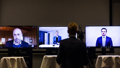 Et pressemøde 4. november begyndte hele minksagen, som har kostet en minister jobbet. (Arkivfoto)