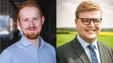 Kristian Lausten (tv.) og August Stengaard (th.). (Foto: Privatfoto)