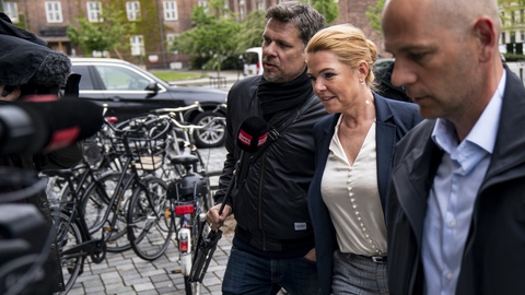 Forhenværende minister Inger Støjberg ankommer til Retten på Frederiksberg, hvor Instrukskommissionen fortsætter afhøringer. (Arkivfoto).