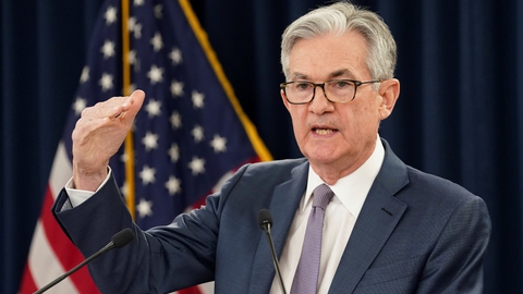 Ifølge formanden for den amerikanske centralbank, Jerome Powell, risikerer den amerikanske økonomi at skrumpe med 20-30 procent i andet kvartal. (Arkivfoto)