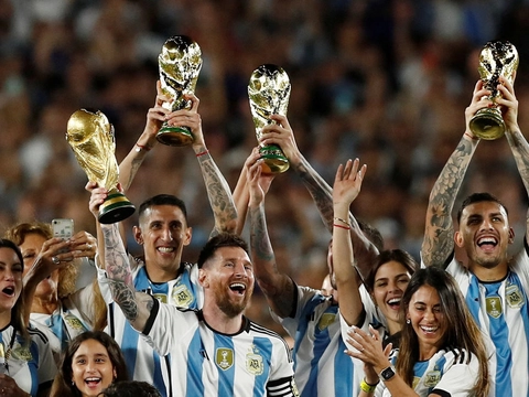 Argentina vandt det seneste VM, der blev spillet i Qatar sidste år.