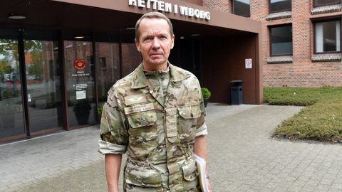 Forsvarschef Bjørn Bisserup vidnede i retten tirsdag. (Arkivfoto)