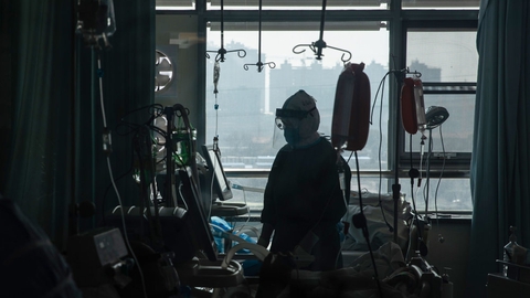 Billedet her viser et hospital i den kinesiske millionby Wuhan, hvor et udbrud af coronavirus har sit epicenter (Arkivfoto).