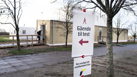 Positivprocenten for det offentliges prøver har det seneste døgn ligget på 2,55. (Arkivfoto)