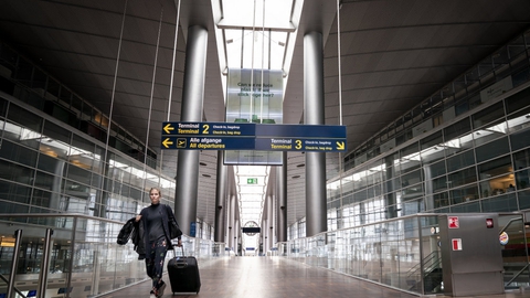 Københavns Lufthavn har i første kvartal oplevet en stor nedgang i antallet af passagerer. (Arkivfoto)