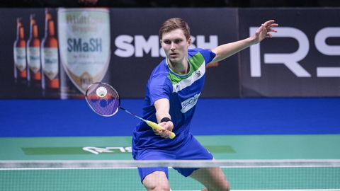Viktor Axelsen er blandt de sidste otte i Thailand Open. (Arkivfoto)