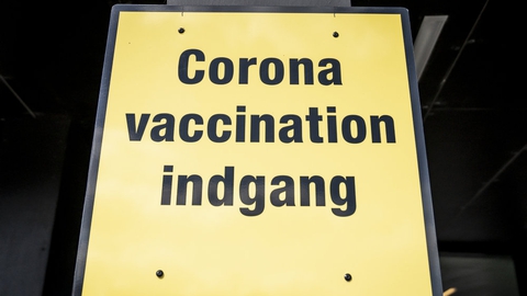 Vaccinationscenteret i Roskilde Kongrescenter.