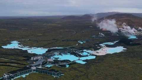 Den Blå Lagune ligger omkring 40 kilometer sydvest for Reykjavik. (Arkivfoto).