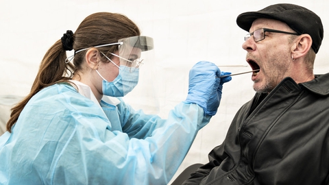 I alt er knap 3,3 millioner danskere blevet testet for covid-19 under epidemien. (Arkivfoto)