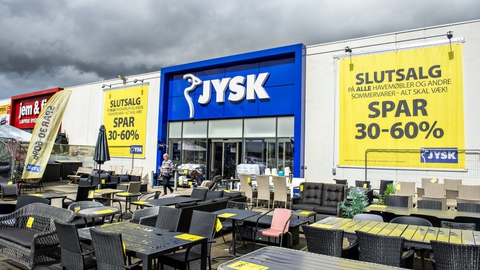Kæden Jysk Sengetøjslager er kronjuvelen i Lars Larsen Groups samling af selskabet - der igen kan præsentere et rekordstort overskud for det regnskabsår, som sluttede i 2019. (Arkivfoto)
