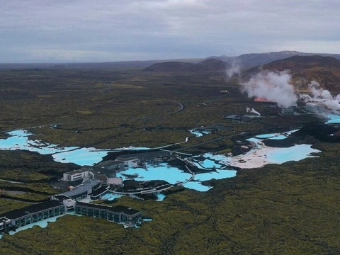 Den Blå Lagune ligger omkring 40 kilometer sydvest for Reykjavik. (Arkivfoto).