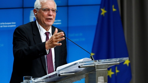 Josep Borrell, der er EU's formand for atomaftalen med Iran, understreger, at EU ikke håber på at skulle indføre sanktioner mod Iran (Arkivfoto).