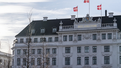 Hotel D'Angleterre i København har haft færre gæster i 2020 på grund af coronaudbruddet. (Arkivfoto)