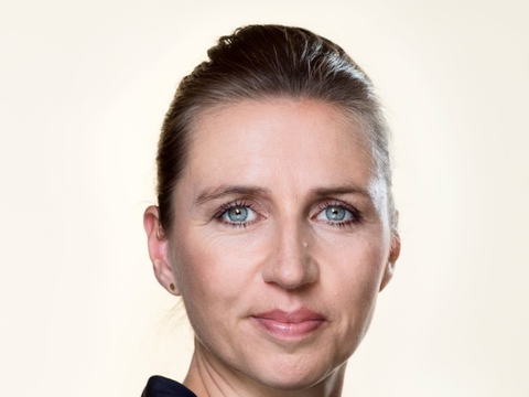 Pressefoto af Mette Frederiksen